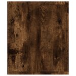 vidaXL Bibliothèque/Meuble TV Chêne fumé 36x30x143cm Bois d'ingénierie