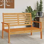 vidaXL Canapé de jardin 120 cm bois d'acacia massif
