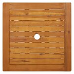 vidaXL Table pliable de jardin 60x60x75 cm Bois d'acacia solide