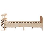 vidaXL Cadre de lit sans matelas 120x200 cm bois de pin massif