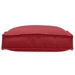 vidaXL Coussins Pallet pour assise 4 Pièces Rouge vin 40x40x8 cm Tissu Oxford
