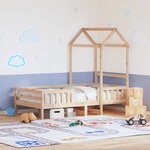 vidaXL Cadre de lit avec toit sans matelas 90x190 cm