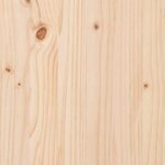 vidaXL Repose-pied de jardin 70x70x30 cm bois de pin solide