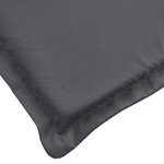 vidaXL Coussin de chaise longue anthracite 186x58x4 cm tissu oxford