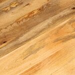 vidaXL Dessus de table Ø 50x3 8 cm rond bois de manguier massif