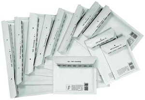 Pack 100 pochettes bulles d'air c13 170x225 mm blanc tap
