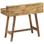 vidaXL Bureau Bois de récupération massif