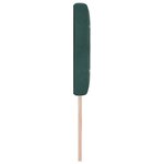 Tête de lit vidaXL avec boutons en cristal capitonnée vert foncé 140 cm en velours
