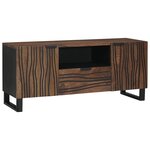vidaXL Armoire TV 105x33 5x46 cm Bois de Mangue Massif
