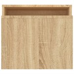vidaXL Ensemble de tables basses Chêne sonoma bois d’ingénierie