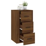 vidaXL Buffet Chêne marron 40x33x70 cm Bois d'ingénierie