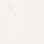 vidaXL Dessus de table Blanc Ø30x2 5 cm Bois de pin massif