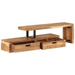 vidaXL Meuble TV Bois d'acacia massif
