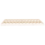 vidaXL Cadre de lit sans matelas blanc 120x200 cm bois de pin massif