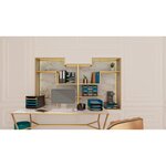 Porte-revues Mag-cube Neo Deco - Bleu De France - X 6 - Exacompta