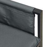 Salon de jardin meuble d'extérieur ensemble de mobilier 2 pièces anthracite acier 02_0015880