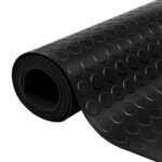 vidaXL Tapis en caoutchouc antidérapant avec points 2 x 1 m