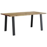 vidaXL Table à manger 150x90x75 cm bois d'acacia solide