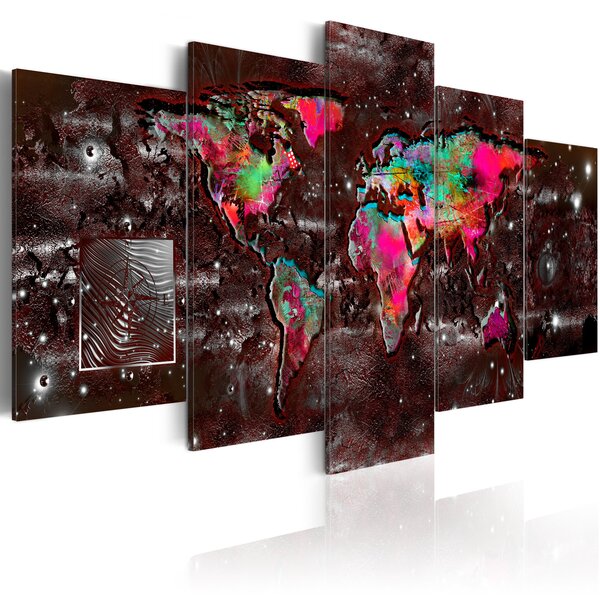 Tableau - colourful extravagance l x h en cm 200x100