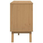 vidaXL Buffet OLDEN gris et marron 114x43x73 5 cm bois massif de pin