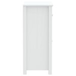 vidaXL Armoire de salle de bain BERG blanc 69 5x34x80 cm pin massif