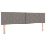 Lit à ressorts vidaXL avec matelas taupe 180x200 cm en tissu