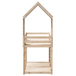 vidaXL Lit superposé sans matelas 90x190 cm bois de pin massif