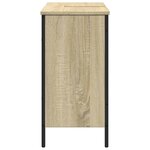 vidaXL Armoire lavabo de salle de bain chêne sonoma 80x30x60 cm