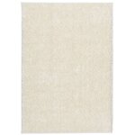 vidaXL Tapis ISTAN à poils longs aspect brillant crème 120x170 cm