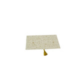 PAPERTREE Lot de 5 Enveloppes cadeau  MERRY 19*10 Ivoire