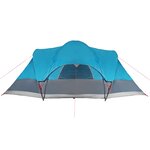 vidaXL Tente familiale tipi 8 personnes bleu imperméable