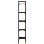 vidaXL Bibliothèque 5 niveaux chêne brun 35x30x174 cm bois ingénierie