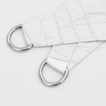vidaXL Voile de parasol Tissu Oxford carré 6x6 m Blanc