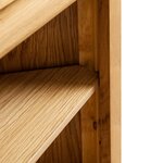 vidaXL Armoire d'angle 59 x 36 x 180 cm Bois de chêne massif