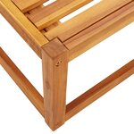vidaXL Salon de jardin avec coussins 6 Pièces bois d'acacia solide