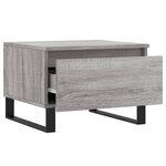 vidaXL Tables basses 2 Pièces sonoma gris 50x46x35 cm bois d'ingénierie