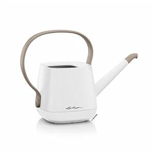 LECHUZA Arrosoir YULA 1 7 L blanc et taupe semi-brillant