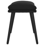 vidaXL Repose-pied Noir 45x29 5x35 cm Velours