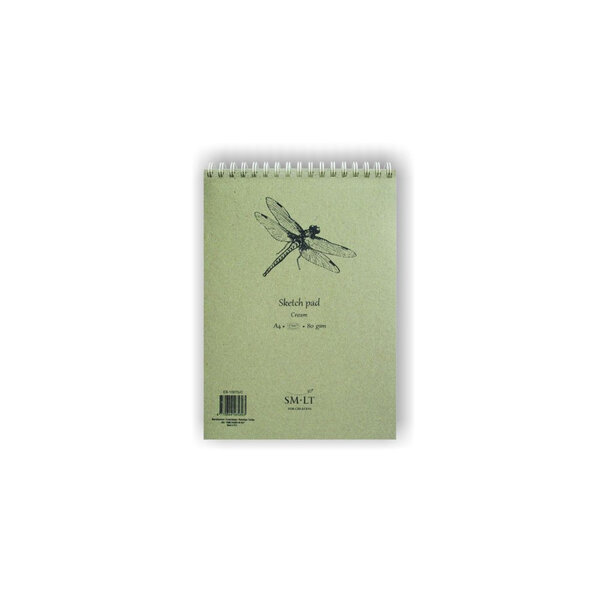 SM-LT Bloc Spirale - Dessin - Crème - A4 - 100 feuilles - 80 gsm