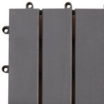 vidaXL Carreaux de terrasse 20Pièces Délavage gris 30x30 cm Acacia solide