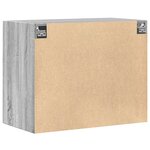 vidaXL Armoire murale sonoma gris 80x42 5x64 cm bois d'ingénierie