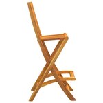 vidaXL Ensemble de bar d'extérieur 5 Pièces Bois d'acacia massif