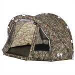 vidaXL Tente de pêche 4 personnes camouflage imperméable
