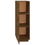 vidaXL Buffet haut Marron miel 34x40x108 5 cm Bois massif de pin