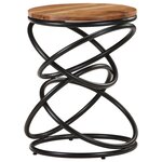vidaXL Table d'appoint 40x40x52 cm Bois d'acacia massif