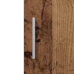 vidaXL Meuble vieux bois 30x42.5x185 cm Bois d'ingénierie