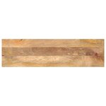 vidaXL Dessus de table 120x30x2 5cm rectangulaire bois massif manguier