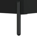 vidaXL Buffet Noir 34 5x34x90 cm Bois d'ingénierie