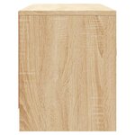 vidaXL Meuble TV chêne sonoma 102x30x37 5 cm bois d'ingénierie