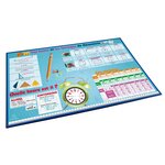 Sous-main Rigide Pvc Maths - 37 5x57 5 Cm - Visuel - X 10 - Exacompta
